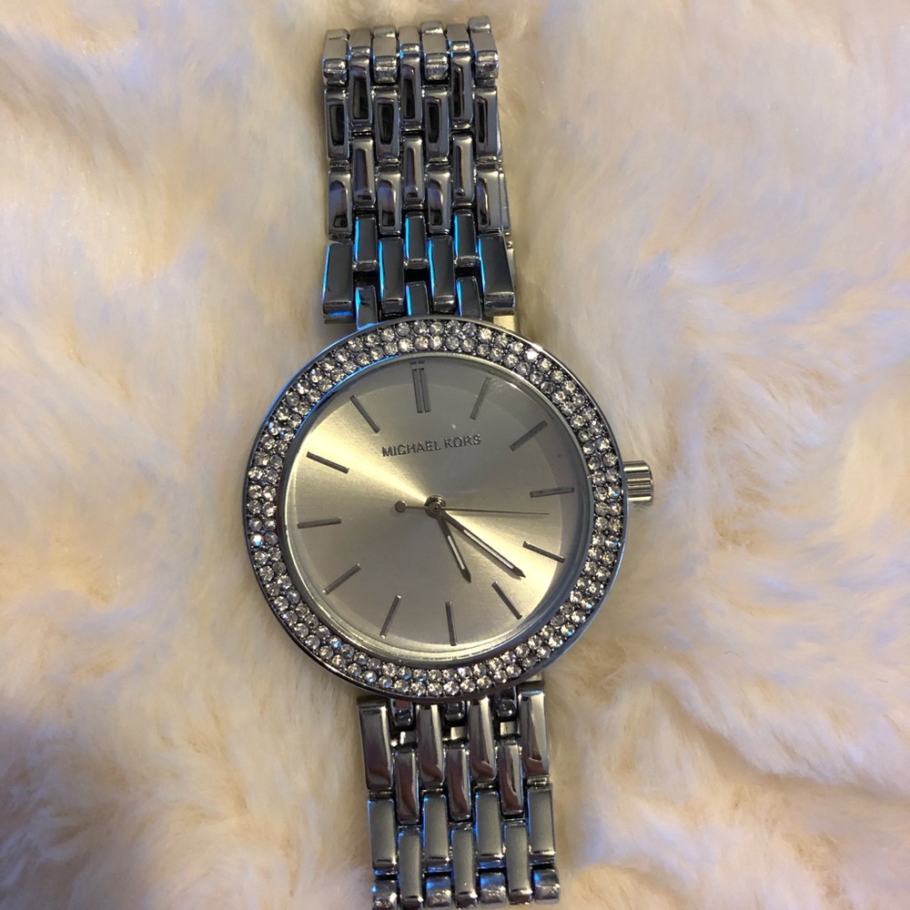 Michael Kors Mini Darci Silver Tone Watch